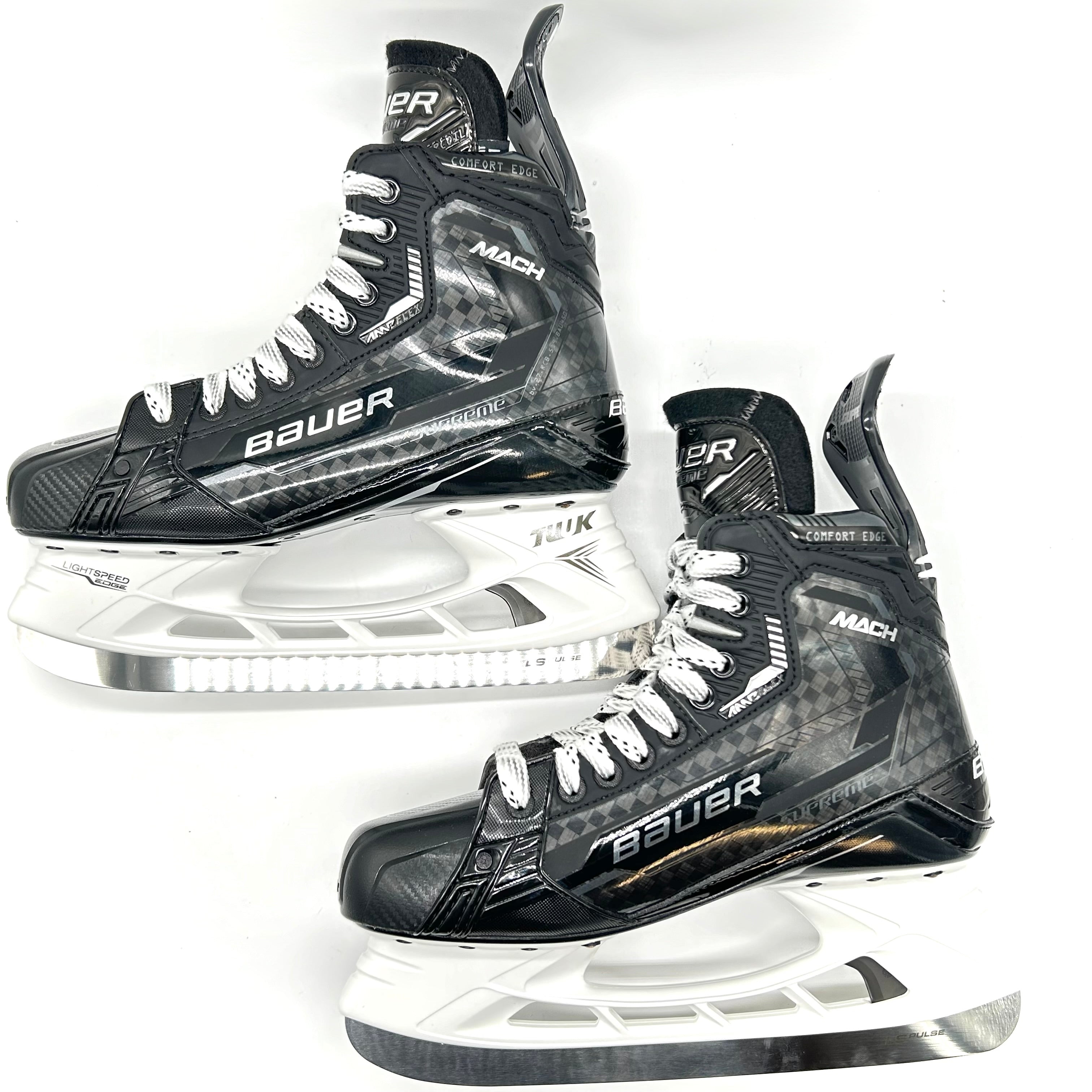 Patins de hockey Bauer Supreme Mach Pro Stock - Taille 9, ajustement 1 #2